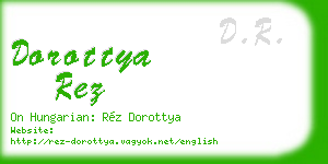 dorottya rez business card